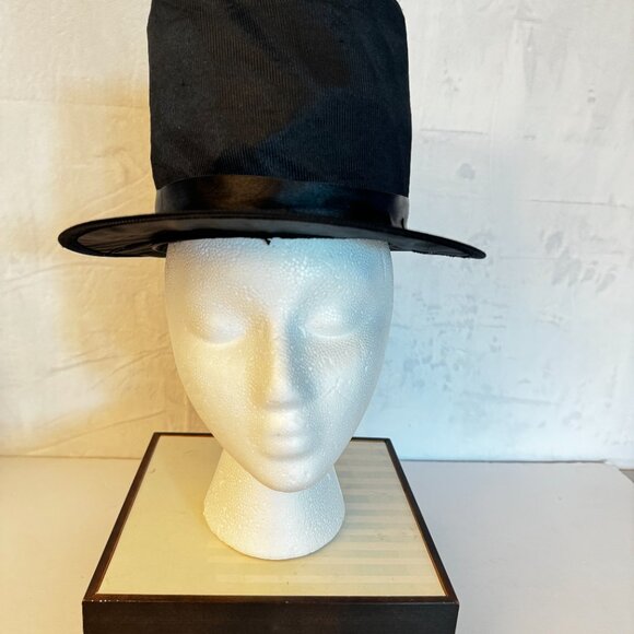 Fantasma Toys Top Hat Black Collapsible Halloween Costume Ringmaster Magician - Picture 2 of 9